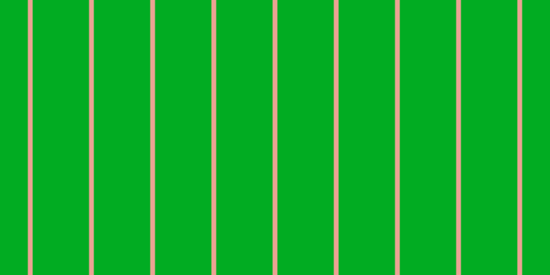 #01ac22, #eba393 vertical lines, seven pixels wide, eighty-two pixels apart