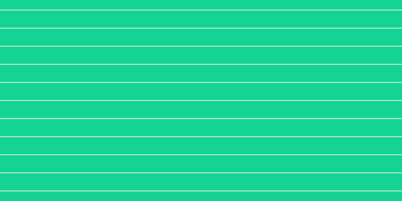 #01ac22 (25%), #15d393 horizontal lines, thirty-four pixels wide, two pixels apart