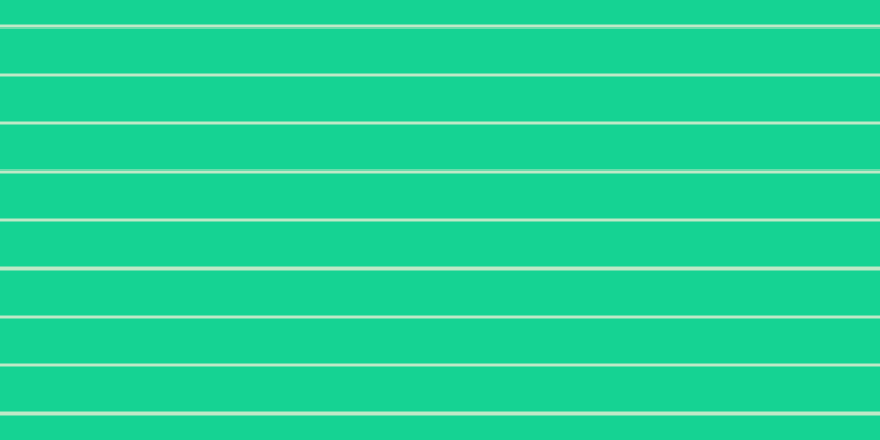 #01ac22 (25%), #15d393 horizontal lines, forty-one pixels wide, three pixels apart