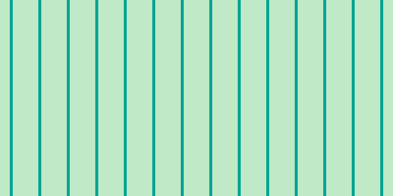 #01ac22 (25%), #04a393 vertical lines, six pixels wide, fifty-two pixels apart