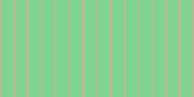 #01ac22 (50%), #eba393 vertical lines, five pixels wide, fifty-two pixels apart