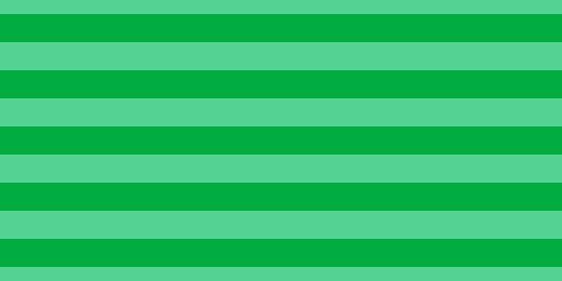 #01ac43, #57d393 horizontal lines, forty pixels wide, forty pixels apart