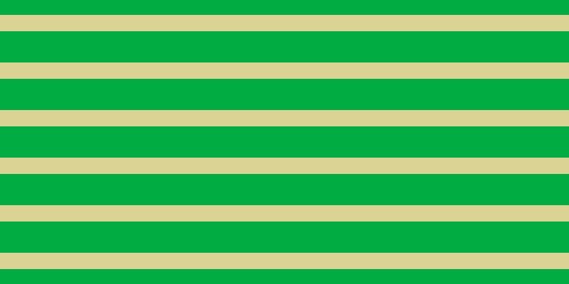 #01ac43, #dbd393 horizontal lines, twenty-three pixels wide, forty-four pixels apart