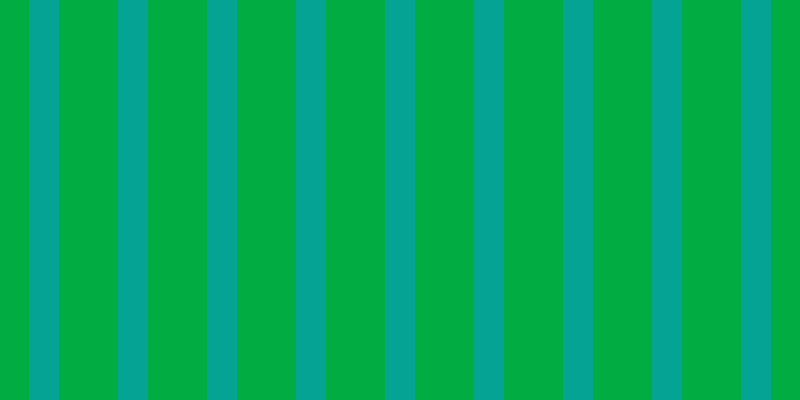 #01ac43, #04a393 vertical lines, thirty pixels wide, fifty-nine pixels apart
