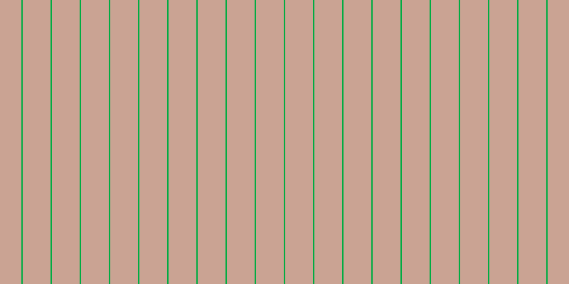 #01ac43, #caa393 vertical lines, thirty-nine pixels wide, two pixels apart