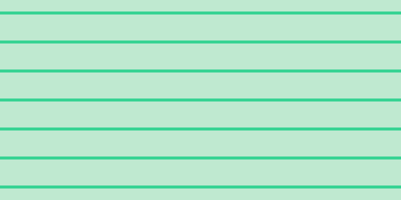 #01ac43 (25%), #36d393 horizontal lines, six pixels wide, fifty-two pixels apart