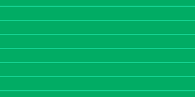 #01ac64, #15d393 horizontal lines, six pixels wide, fifty-two pixels apart