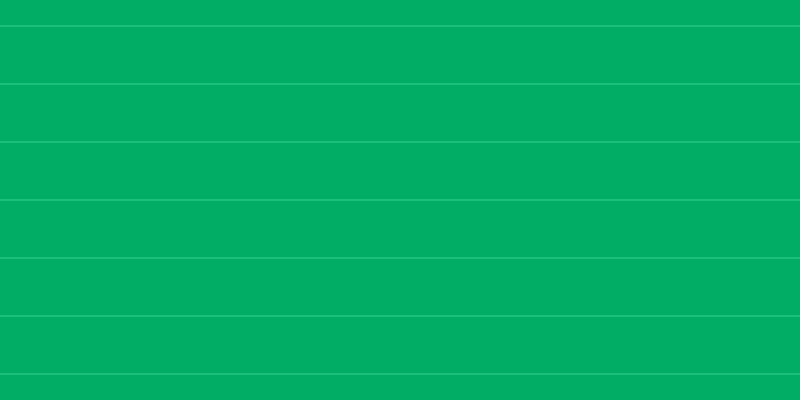#01ac64, #36d393 horizontal lines, one pixels wide, fifty-seven pixels apart