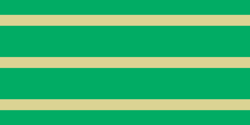 #01ac64, #dbd393 horizontal lines, thirty-five pixels wide, one hundred pixels apart