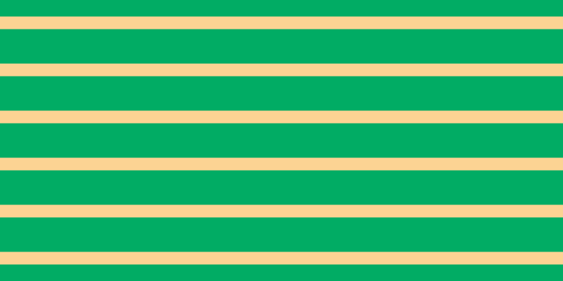 #01ac64, #fcd393 horizontal lines, eighteen pixels wide, forty-nine pixels apart