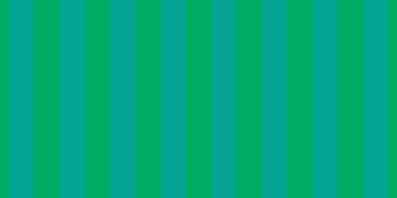 #01ac64, #04a393 vertical lines, fifty pixels wide, fifty-two pixels apart