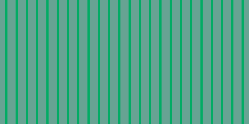 #01ac64, #67a393 vertical lines, twenty-six pixels wide, seven pixels apart