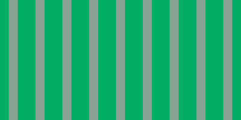 #01ac64, #88a393 vertical lines, thirty pixels wide, fifty-nine pixels apart
