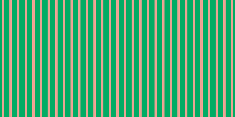 #01ac64, #eba393 vertical lines, eight pixels wide, eighteen pixels apart