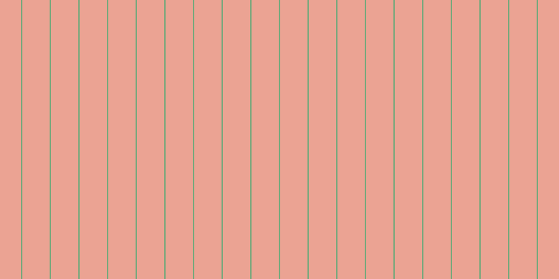#01ac64, #eba393 vertical lines, forty pixels wide, one pixels apart