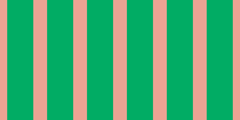 #01ac64, #eba393 vertical lines, forty-six pixels wide, eighty-seven pixels apart