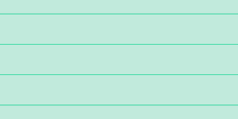 #01ac64 (25%), #15d393 horizontal lines, two pixels wide, one hundred pixels apart