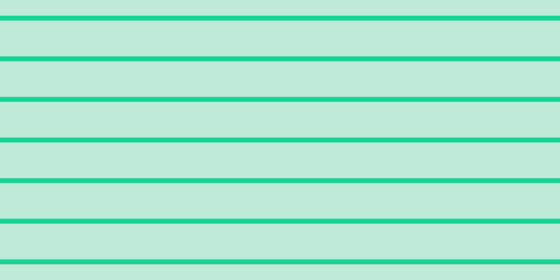 #01ac64 (25%), #15d393 horizontal lines, seven pixels wide, fifty-one pixels apart