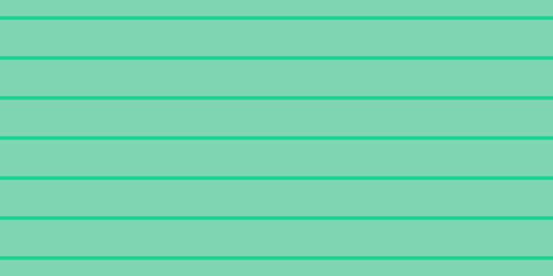 #01ac64 (50%), #15d393 horizontal lines, five pixels wide, fifty-three pixels apart