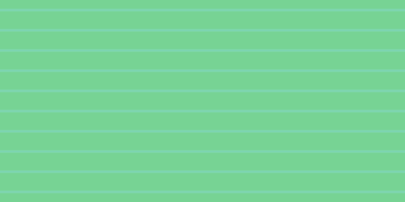 #01ac64 (50%), #78d393 horizontal lines, thirty-five pixels wide, five pixels apart