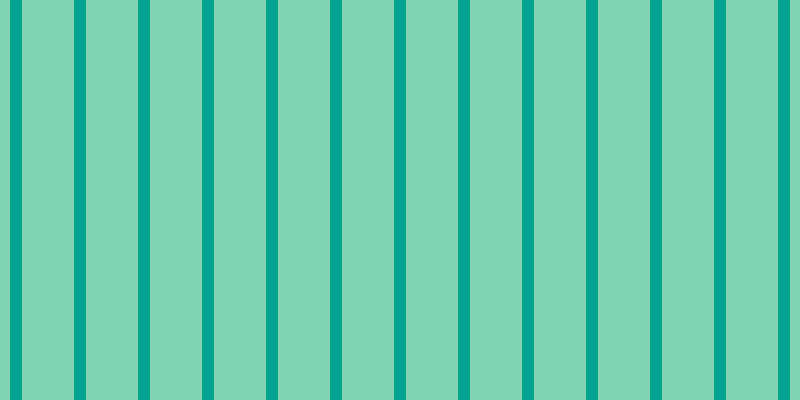 #01ac64 (50%), #04a393 vertical lines, twelve pixels wide, fifty-two pixels apart