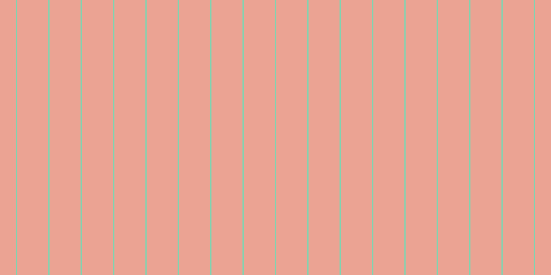 #01ac64 (50%), #eba393 vertical lines, forty-five pixels wide, two pixels apart
