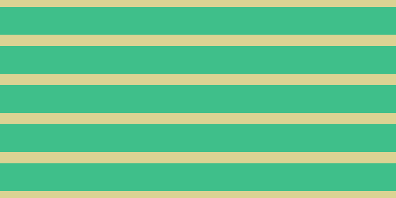 #01ac64 (75%), #dbd393 horizontal lines, twenty-three pixels wide, fifty-six pixels apart