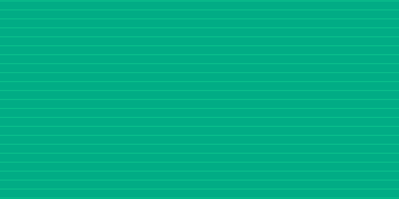 #01ac85, #15d393 horizontal lines, one pixels wide, seventeen pixels apart