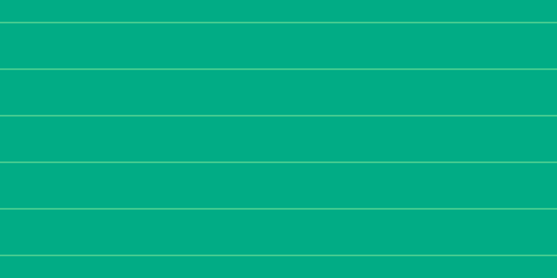 #01ac85, #57d393 horizontal lines, two pixels wide, sixty-five pixels apart