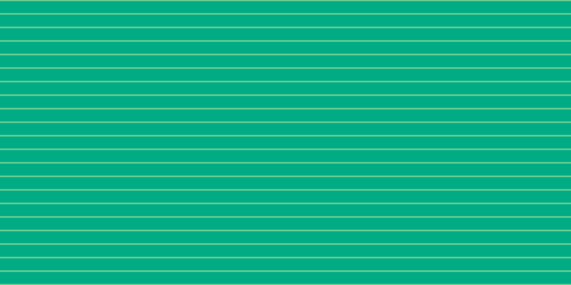 #01ac85, #78d393 horizontal lines, two pixels wide, seventeen pixels apart