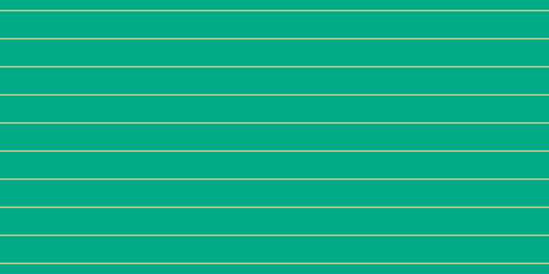 #01ac85, #dbd393 horizontal lines, two pixels wide, thirty-nine pixels apart