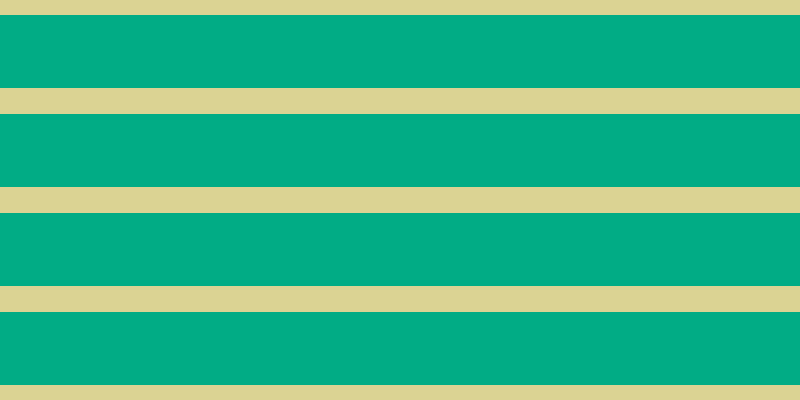 #01ac85, #dbd393 horizontal lines, twenty-six pixels wide, seventy-three pixels apart