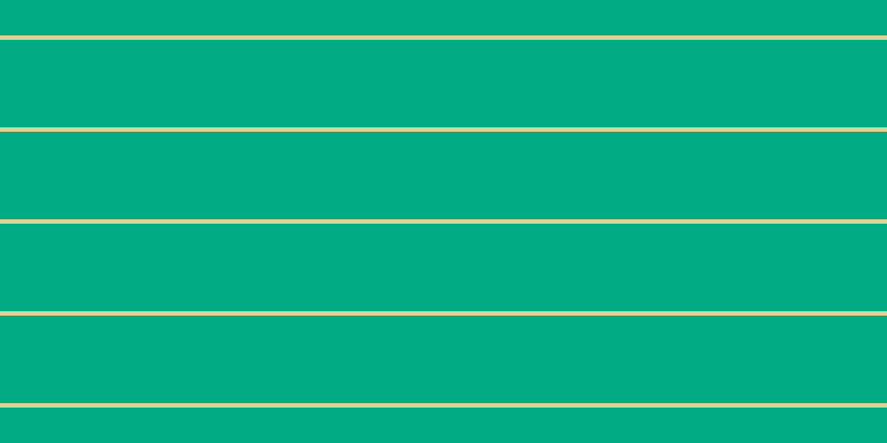 #01ac85, #dbd393 horizontal lines, four pixels wide, seventy-nine pixels apart