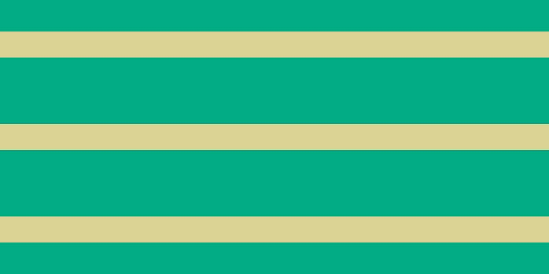 #01ac85, #dbd393 horizontal lines, thirty-eight pixels wide, ninety-seven pixels apart