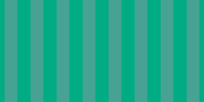 #01ac85, #46a393 vertical lines, fifty pixels wide, fifty-two pixels apart