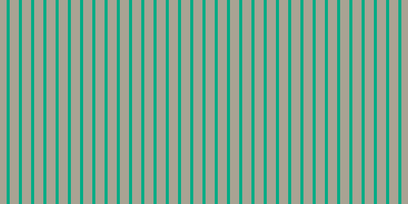 #01ac85, #a9a393 vertical lines, eighteen pixels wide, six pixels apart
