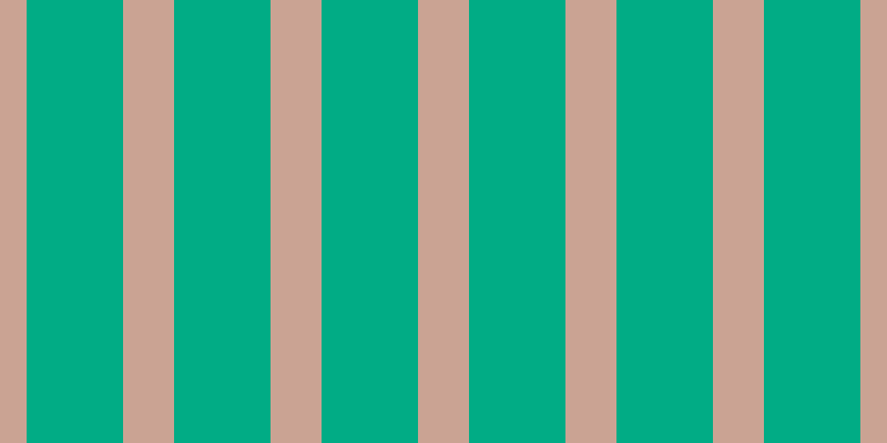 #01ac85, #caa393 vertical lines, forty-six pixels wide, eighty-seven pixels apart