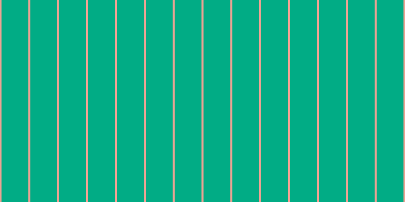 #01ac85, #eba393 vertical lines, four pixels wide, fifty-three pixels apart