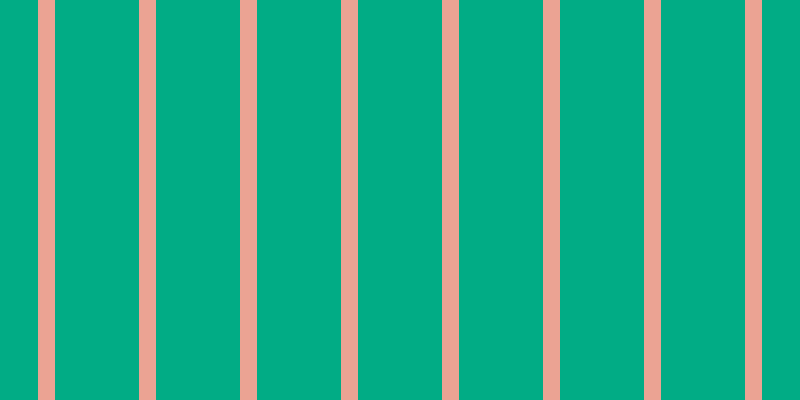 #01ac85, #eba393 vertical lines, seventeen pixels wide, eighty-four pixels apart