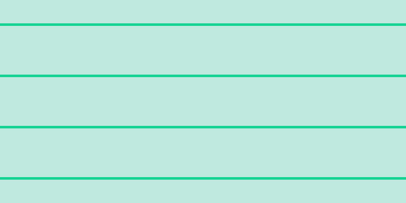 #01ac85 (25%), #15d393 horizontal lines, five pixels wide, ninety-six pixels apart