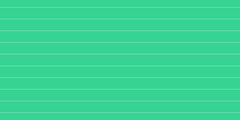#01ac85 (25%), #36d393 horizontal lines, thirty-eight pixels wide, one pixels apart