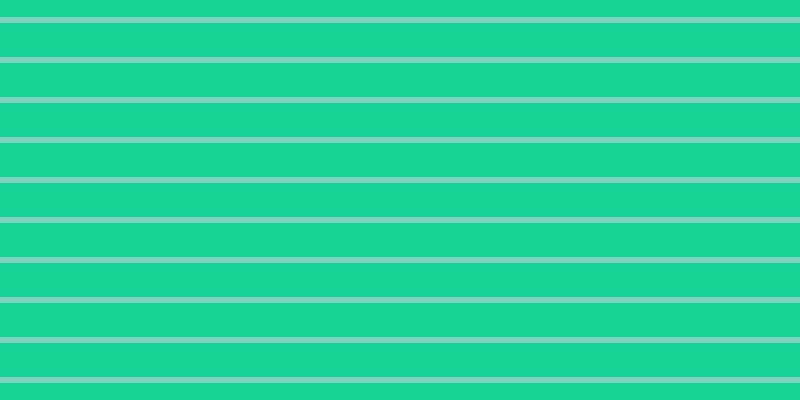 #01ac85 (50%), #15d393 horizontal lines, thirty-four pixels wide, six pixels apart