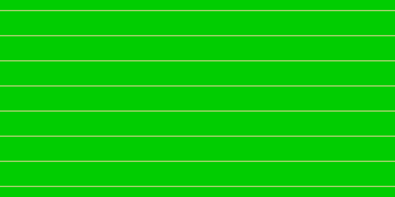 #01cd01, #dbd393 horizontal lines, two pixels wide, forty-nine pixels apart