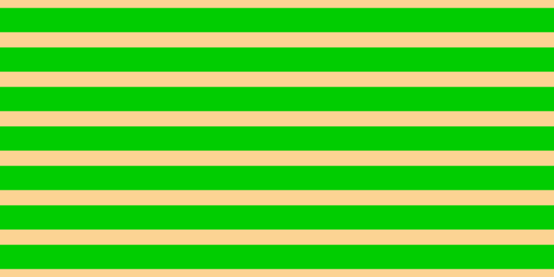 #01cd01, #fcd393 horizontal lines, twenty-two pixels wide, thirty-five pixels apart