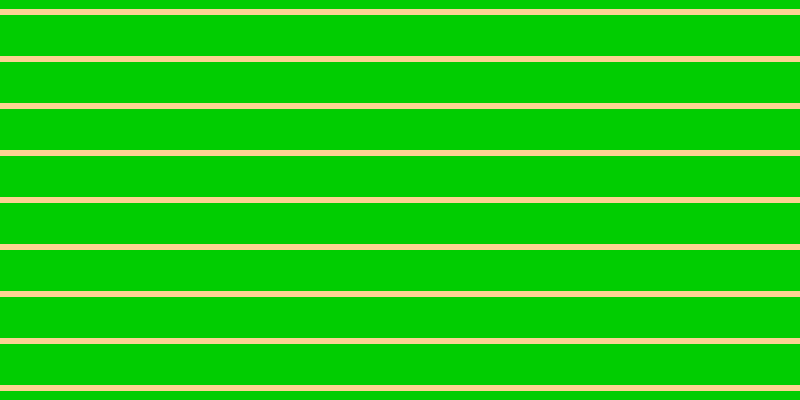 #01cd01, #fcd393 horizontal lines, six pixels wide, forty-one pixels apart