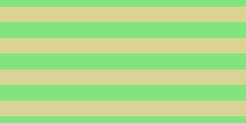 #01cd01 (50%), #dbd393 horizontal lines, fifty pixels wide, fifty-two pixels apart