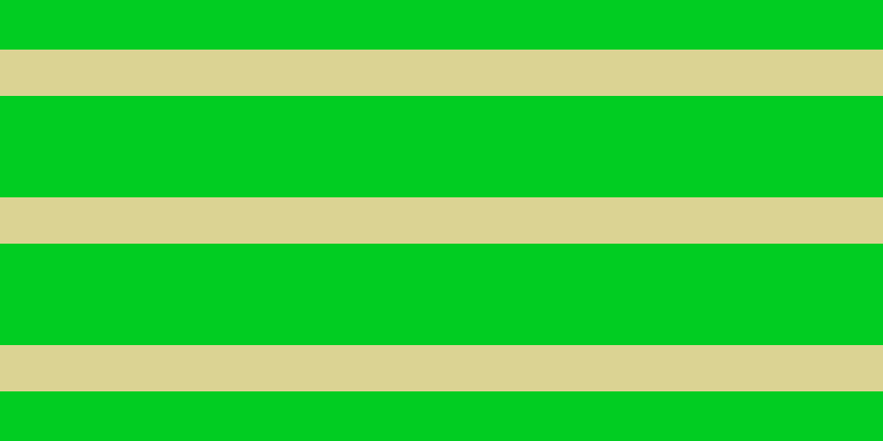 #01cd22, #dbd393 horizontal lines, forty-two pixels wide, ninety-two pixels apart
