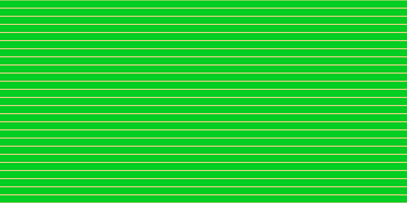#01cd22, #fcd393 horizontal lines, two pixels wide, fourteen pixels apart