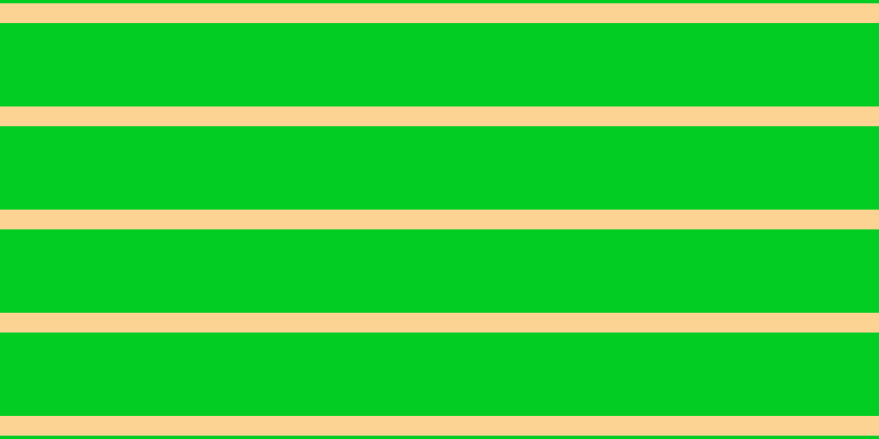 #01cd22, #fcd393 horizontal lines, eighteen pixels wide, seventy-six pixels apart
