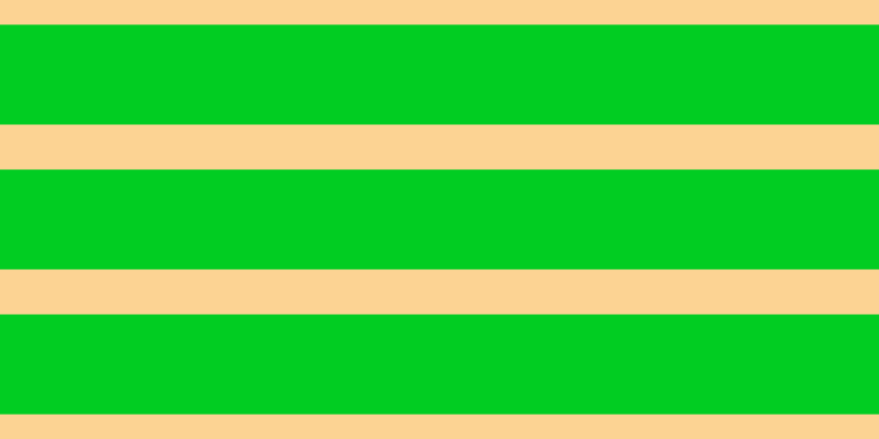 #01cd22, #fcd393 horizontal lines, forty-one pixels wide, ninety-one pixels apart